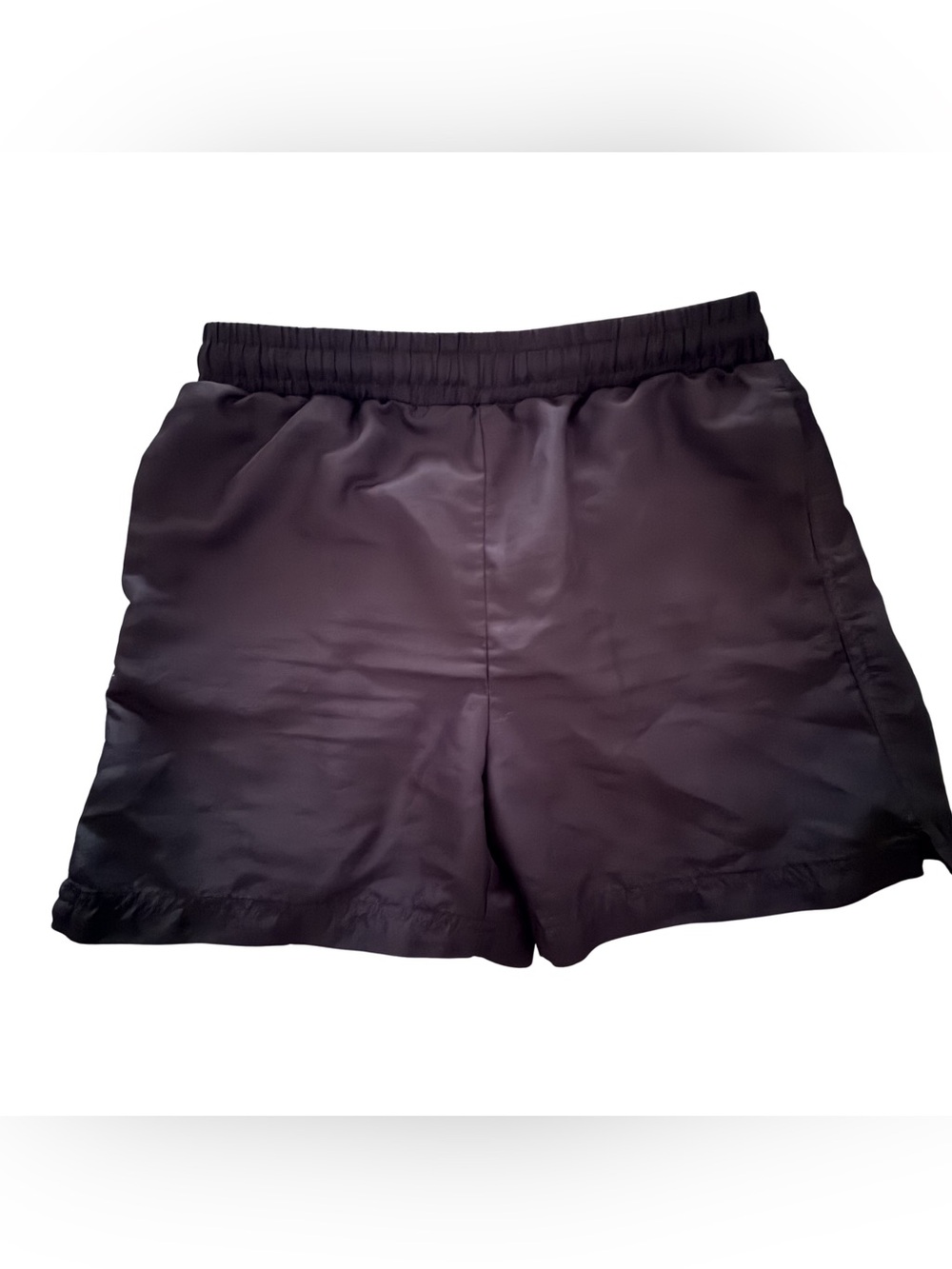 bcg Black Womens Athletic Shorts with Elastic Waist